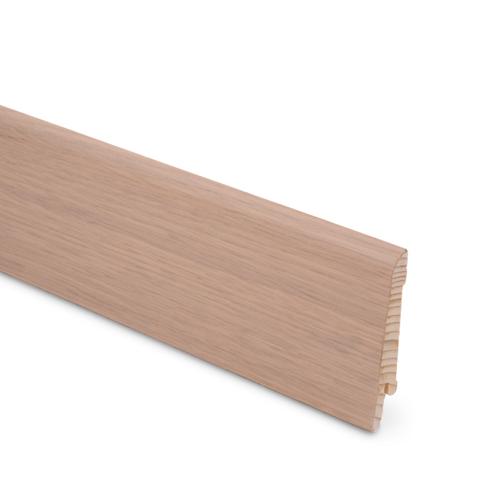 Плинтус шпонированный Lab Arte Oak White 70х15х2500