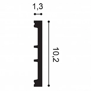Плинтус из дюрополимера Orac Decor SX163 2000х102х13 текстура