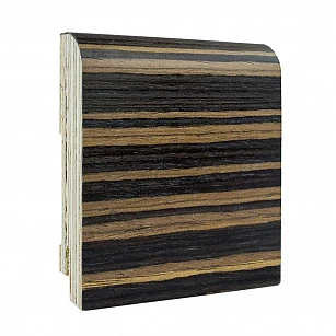 Плинтус шпонированный натур. Finitura Decor 83*19*2400 дуб эбен в интерьере