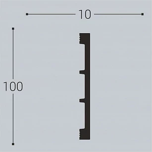 Молдинг Bello Deco XPS М20 100х10х2000 текстура
