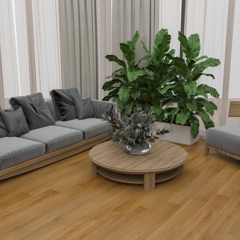 SPC Ламинат Alta Step Дуб Золотистый 1218x180x5 (2,6309 м2) SPC6610