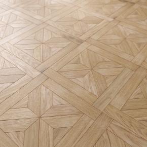 Модульный паркет инженерный Lab Arte №6-70 Дуб Натур лак 471*471*14/3мм в интерьере