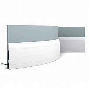 Плинтус из дюрополимера Orac Decor SX104F 2000х148х17 в интерьере