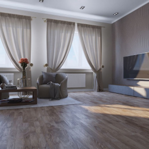 Паркетная доска PolarWood ДУБ КАЛЛИСТО МАСЛО 14x188x2266 3П (3,41 м2) в интерьере