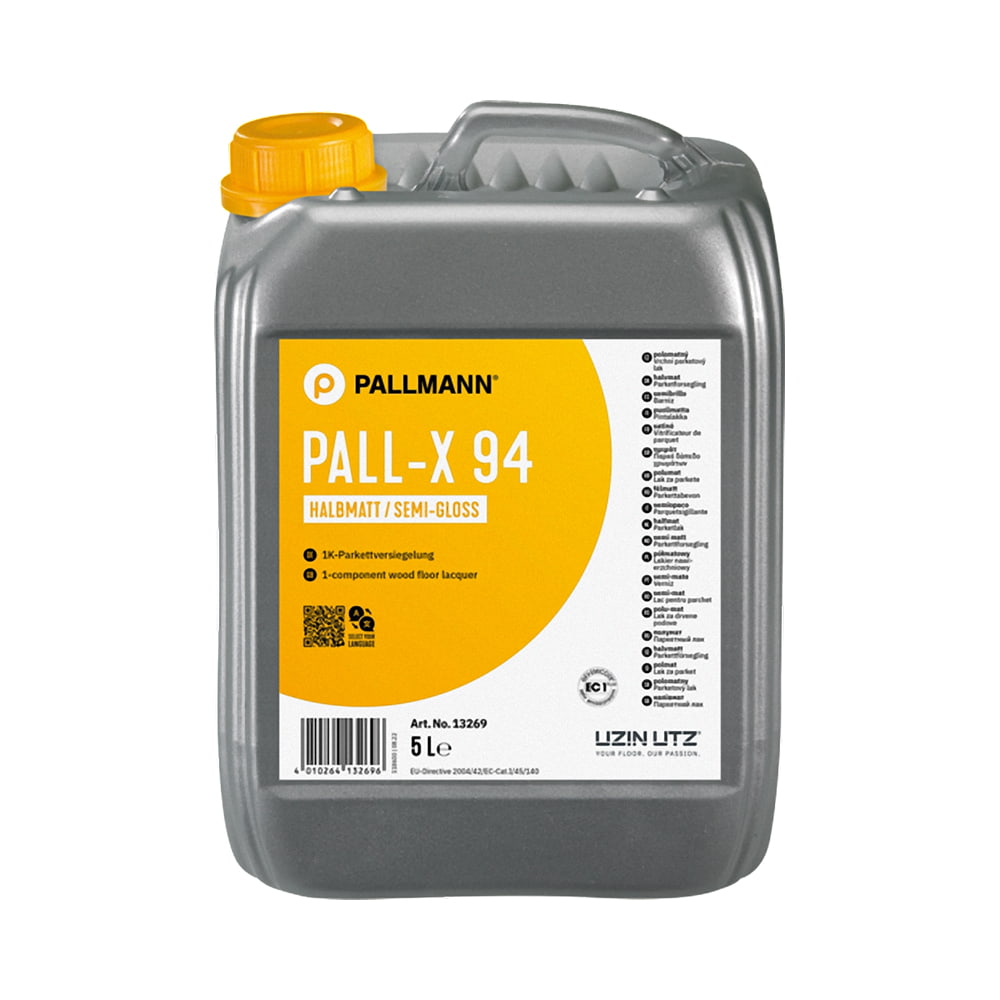Pallmann PALL-X 94 1-К водно-дисперсионный лак полуматовый 5л ТЕРМОРЕЖИМ