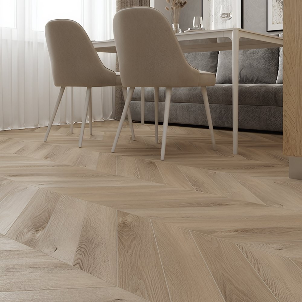 Ламинат ПВХ Alpine Floor Дуб Синистра Chevron LVT ECO 20-6***