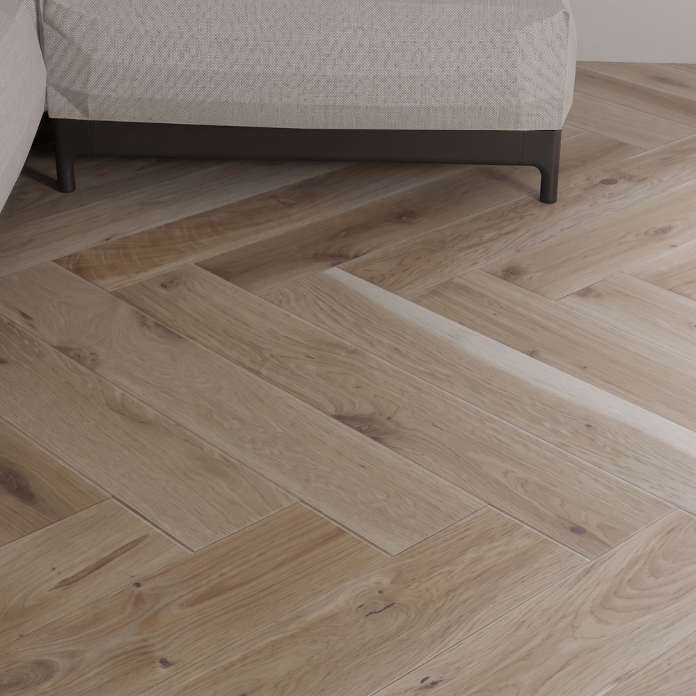 Паркет Елка Английская PolarWood Дуб ANTARCTICA HB (1,08 м2)