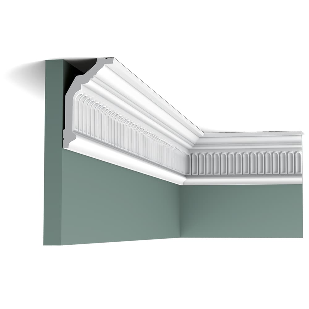 Плинтус из дюрополимера Orac Decor потолочный карниз C304 2000x122x72